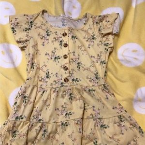 Cute flower button blouse